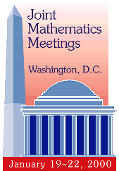 The Annual Meeting of the AMS, Washington, DC, January 2000